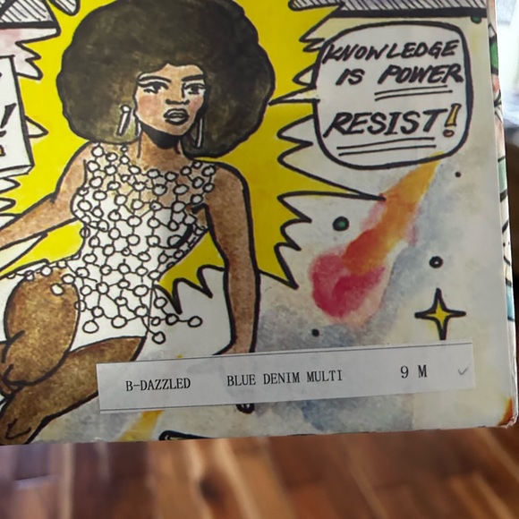 NWT Jeffrey Campbell B-Dazzled denim booties - Picture 7 of 7